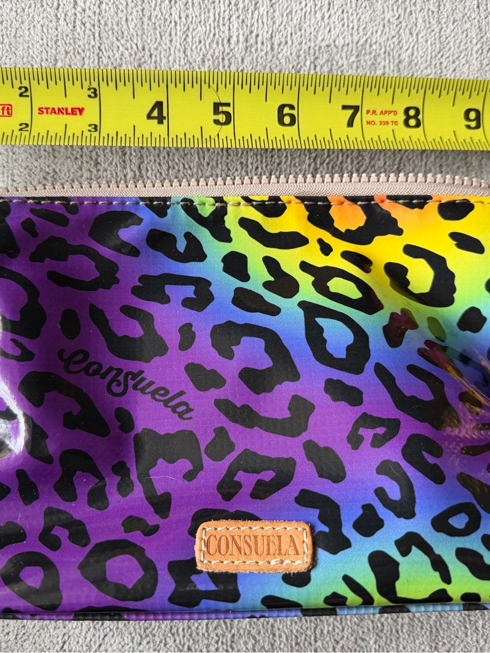 Consuela Rainbow Leopard Crossbody in Purple and Multicolor - Picture 2 of 7